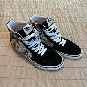 Breast Cancer Awareness Vans High-Top Sneakers